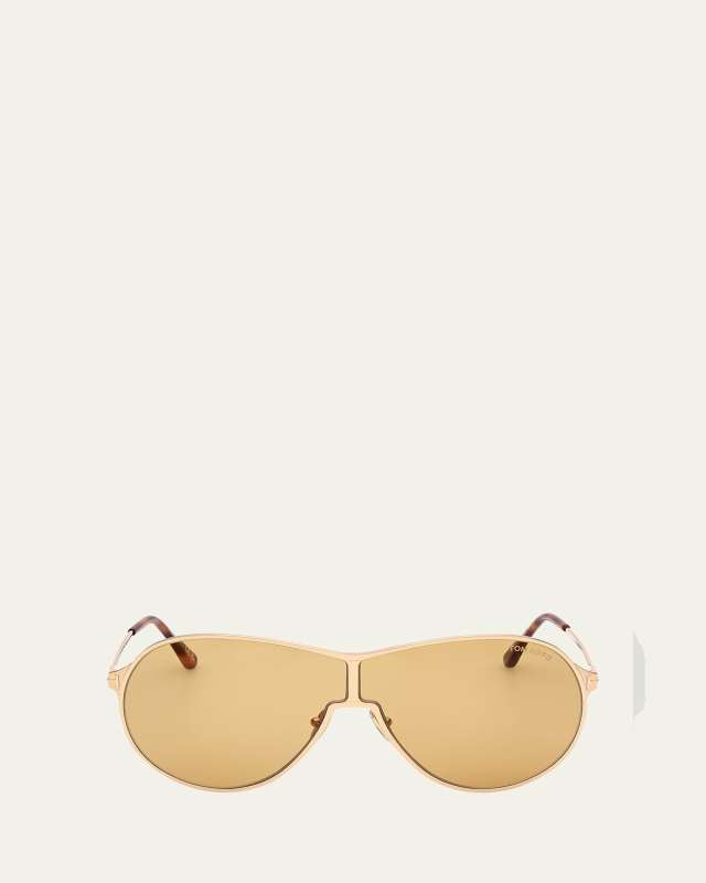 Gaia Metal Aviator Sunglasses